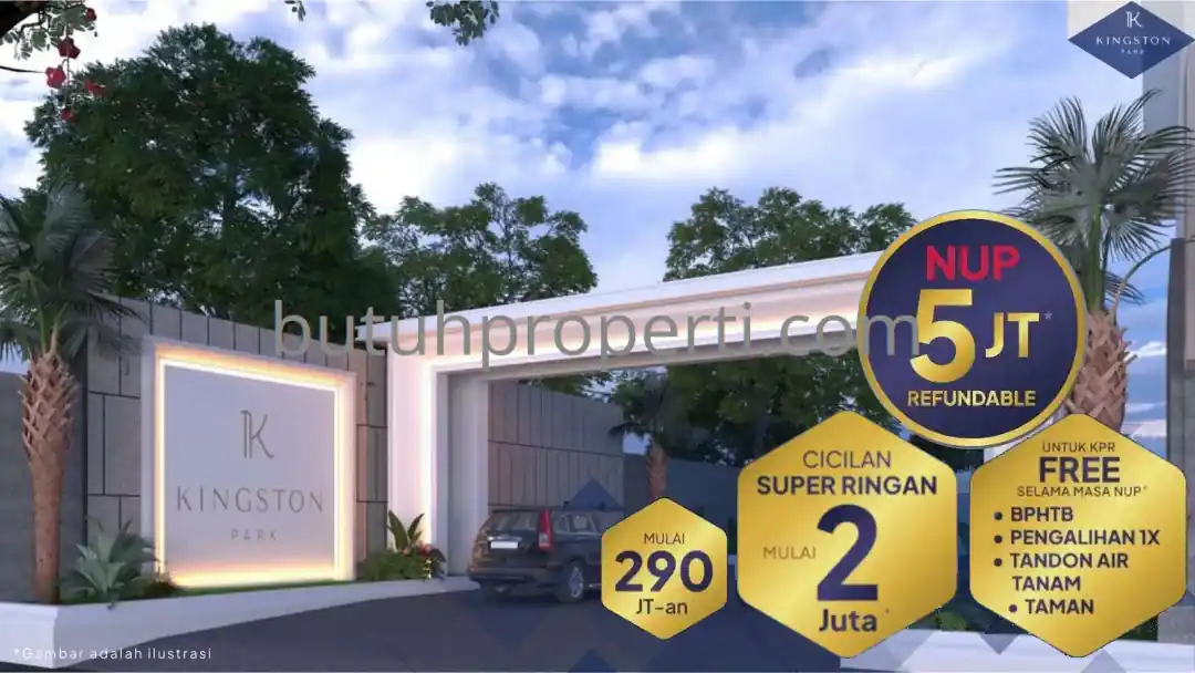 Jual Rumah Kingston Park harga mulai 290JT-an, cicilan 2JT-an
