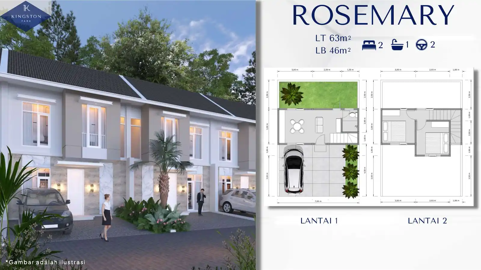 Jual Rumah Kingston Park Lokasi di daerah Pranti, Kec. Menganti, Kabupaten Gresik