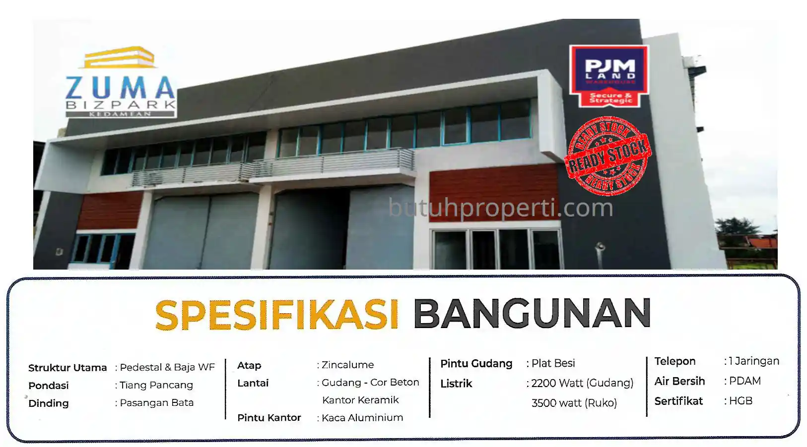 Contoh Gudang Gresik Zuma Bizpark Gresik